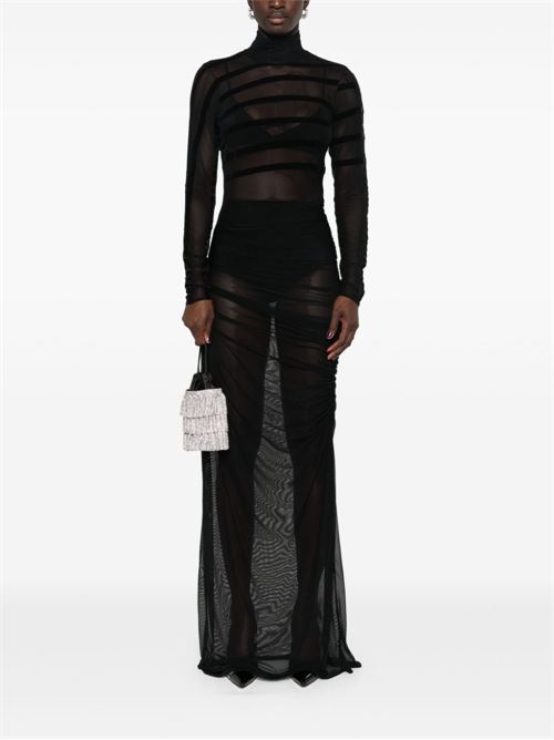 Draped mesh dress JEAN PAUL GAULTIER | 2430FRO234IT0040000